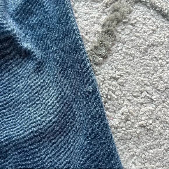 McGuire jeans High Rise Distressed Raw Hem Slim boot Stretch Button Fly Size 26 - Picture 11 of 14